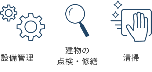 設備管理 建物の点検・修繕 清掃