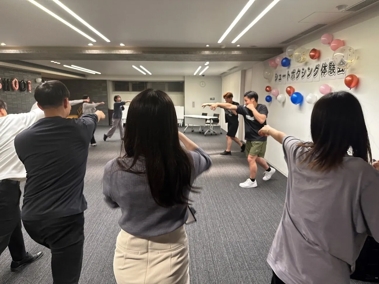 シュートボクシング体験会様子