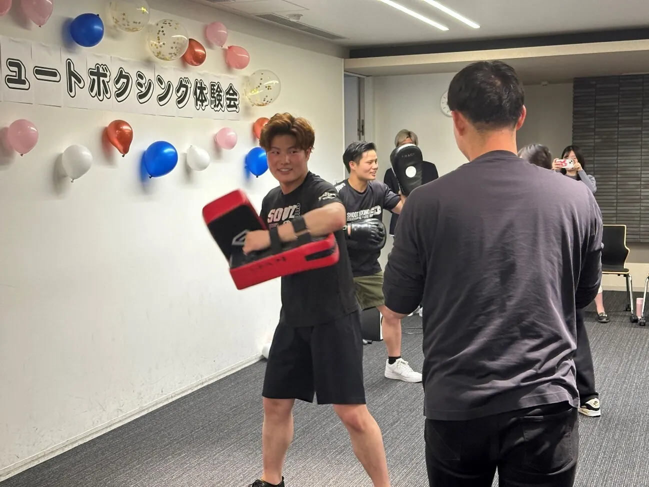 シュートボクシング体験会様子
