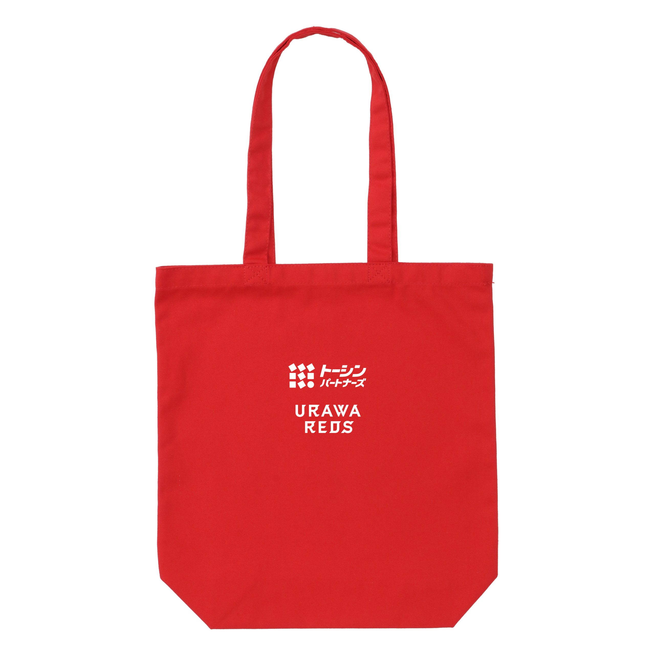 浦和レッズのロゴ入りのクリスマスらしいオリジナルトートバッグ