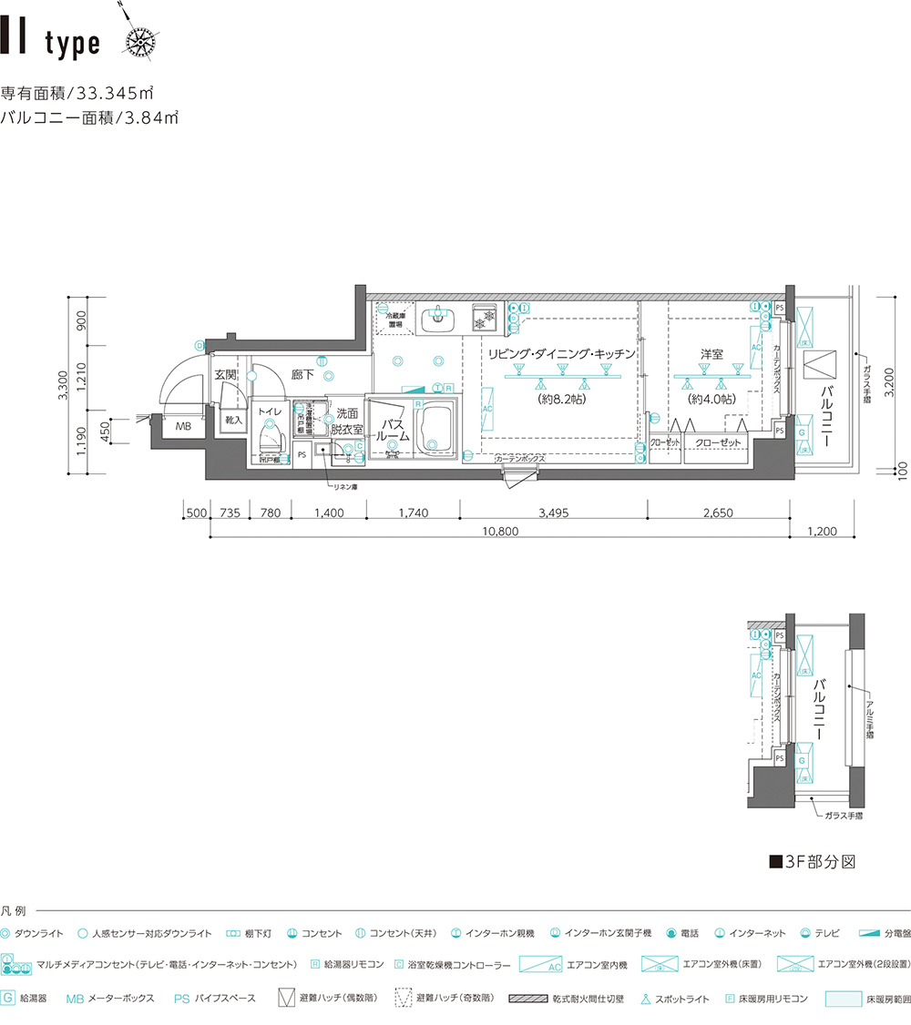 I TYPE平面図