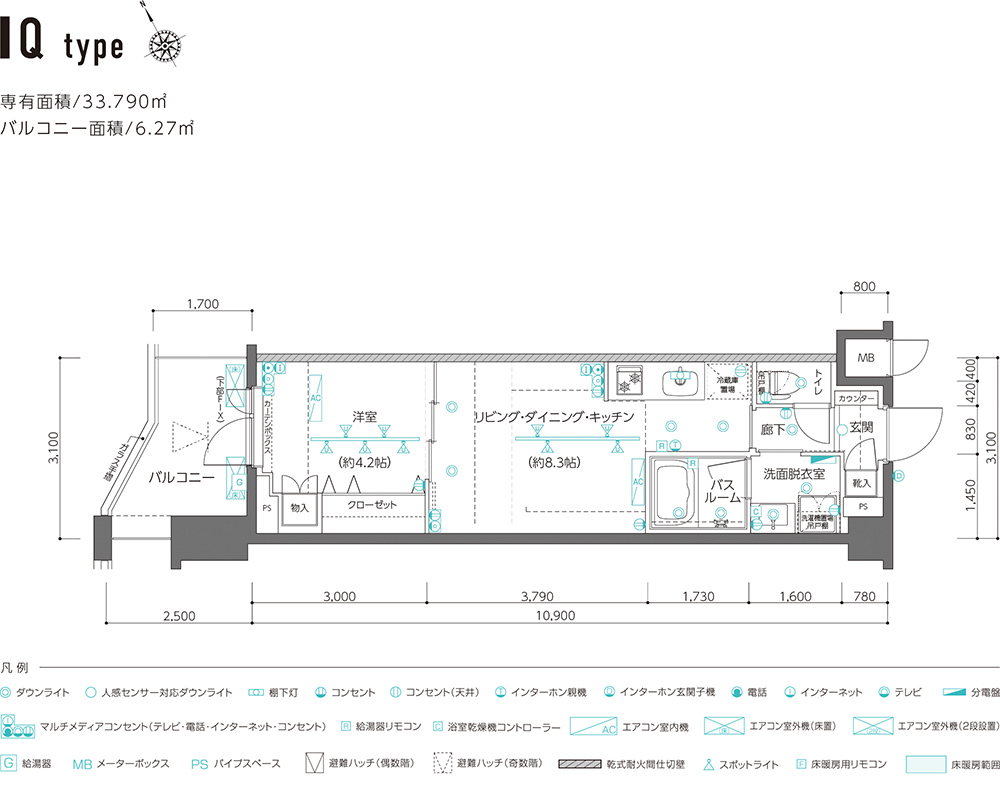 Q TYPE平面図